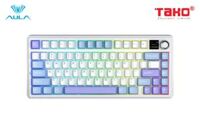 AULA F75 MAX (1851) BÀN PHÍM CƠ GAMING 3 MODE (Phiên bản Xanh + trắng + tím/ Reaper switch)