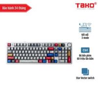 AULA F99 PRO (1660) BÀN PHÍM CƠ GAMING 3 MODE (Phiên bản Có núm xoay/ Màu comic/ Star Vector switch)