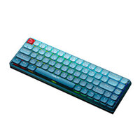 AULA H68 68 Keys 3-modes Mechanical Gaming Keyboard Blue Switch RGB 2000mAh 60% Layout Type-C Rechargeable Adjustable An