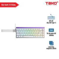 AULA HERO68HE (4142) BÀN PHÍM CƠ GAMING CÓ DÂY (Phiên bản màu Trắng Lighthouse/ Jade King magnetic switch - Rapid trigger)