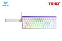 AULA HERO68HE (4180) BÀN PHÍM CƠ GAMING CÓ DÂY (Phiên bản màu trắng/ Black King magnetic switch - Rapid trigger)