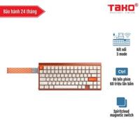 AULA HERO75HE (8614) BÀN PHÍM CƠ GAMING 3 MODE (Phiên bản Màu cam trắng/Spiritcloud magnetic switch - Rapid trigger)