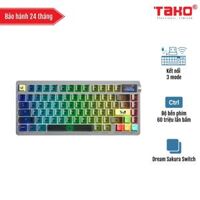 AULA NOVA75 (3527) BÀN PHÍM CƠ GAMING 3 MODE (Phiên bản màu Đen/ Dream Sakura Switch)