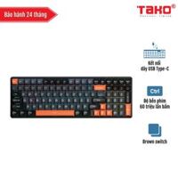AULA S100 (3157) BÀN PHÍM CƠ GAMING CÓ DÂY (Phiên bản Đen+xám+cam/ Brown switch)