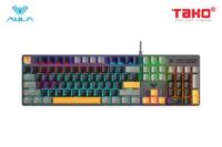 AULA S500 (4548) BÀN PHÍM CƠ GAMING CÓ DÂY (Phiên bản Xám + đen + vàng/ Blue switch)
