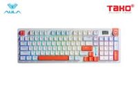 AULA S98 PRO (0836) BÀN PHÍM CƠ GAMING 3 MODE (Phiên bản Xanh dương + trắng + cam/ Nimbus V3 switch/ Pin 4000mAh)