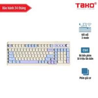 AULA S99 (9906) BÀN PHÍM GIẢ CƠ GAMING 3 MODE (Phiên bản Xanh dương + Be + Tím)