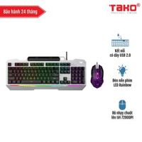 AULA T102 COMBO (2349) BÀN PHÍM VÀ CHUỘT GIẢ CƠ
