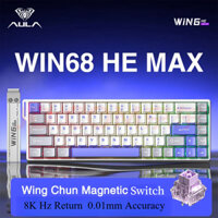 Aula WIN60 WIN68 Bàn phím chơi game Esports Công tắc từ tính nhanh có dây 8K Return RGB Hot Swap Bàn phím tùy chỉnh DKL SOCD Hỗ trợ chương trình chìa khóa động
