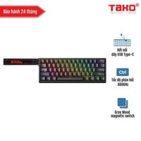 AULA WIN60HE (4029) BÀN PHÍM CƠ GAMING CÓ DÂY (Phiên bản Đen/ Gray Wood magnetic switch - Rapid trigger)
