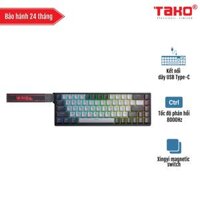 AULA WIN68HE PRO BÀN PHÍM CƠ GAMING CÓ DÂY (Phiên bản Xám đậm + Xám nhạt/ Xingyi magnetic switch - Rapid trigger)