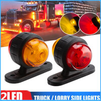 Auleset 2 Chiếc Xe Tải Trailer Đèn LED 24V Đèn Đánh Dấu Bên Xe Bán Tải Tín Hiệu Cảnh Báo