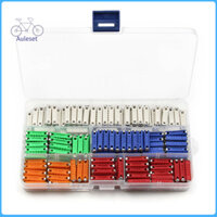 Auleset 200 Cái 5A / 8A / 10A / 16A / 25A Hình ngư lôi Xe Cầu chì Bộ hộp nhựa