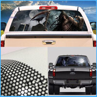 Auleset Đáng Sợ Đầu Lâu Xe Tải SUV Van Cửa Sổ Phía Sau Kính Chắn Gió Trang Trí Decal Dán