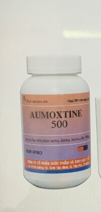 AUMOXTIN 500mg (Amoxicillin) MEBIPHAR – Điều trị các bệnh nhiễm khuẩn (lọ 200 viên)