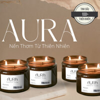 [AURA] Combo 4 nến thơm 30g từ sáp đậu nành và tinh dầu thiên nhiên Thailand