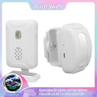 Aurorawell Welcome Doorbell Motion Sensor Entry Alert Wireless Infrared +LED Light