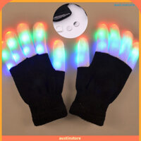[Aus] 1 Đôi Găng Tay Đèn LED Cho Người Lớn Trẻ Em Đảng Chống Đỡ Vải Dệt Kim Cho Thoải Mái Ấm Áp Phát Sáng Găng Tay Cho Ngày Lễ Trong Nhà Hoạt Động Ngoài Trời Tiệc
