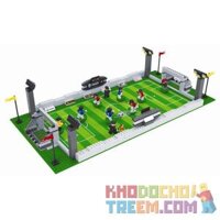 AUSINI 25690  SÂN BÓNG ĐÁ bộ đồ chơi xếp lắp ráp ghép mô hình Sports SOCCER SPORT Thể Thao 381 khối
