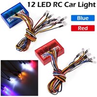 AUSTAR 12 LED RC Lights Kit for 1/10 1/8 RC Car HSP Traxxas TAMIYA Axial SCX10