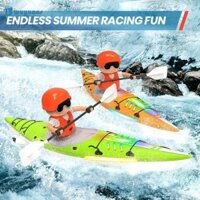 Austin RC Thuyền Kayak Thuyền 2.4GHz Điều Khiển Từ Xa Thuyền Đồ Chơi Với Đèn LED Nhiều Màu Sắc Cho Hồ Bơi Quà Tặng Cho Bé Trai Bé Gái