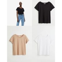 [AUTH] Áo phông cộc tay basic nữ chính hãng H.M