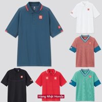 [Auth] Áo thể thao Tennis Uniqlo Roger Federer RF Kei Nishikori NK- Size Trẻ Em