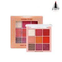 [AUTH] Bảng phấn mắt nhũ 9 ô Sivanna Colors Velvet Touch HF4030