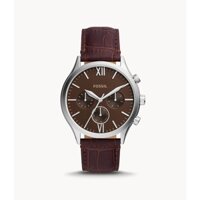 [AUTH] - ĐỒNG HỒ FOSSIL FENMORE MULTIFUNCTION BROWN LEATHER WATCH