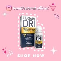 [AUTH-ĐỦ BILL] THANH LĂN CHUYÊN KHỬ MÙI, MỒ HÔI CERTAIN DRI CHO VÙNG DƯỚI CÁNH TAY