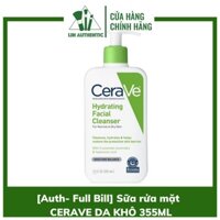 [Auth- Full Bill] Sữa rửa mặt  CERAVE DA KHÔ 355ML