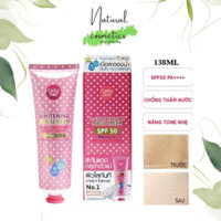 [Auth] Kem Chống Nắng Dưỡng Trắng Da Nâng tone Cathy Doll L- Glutathione Magic Cream SPF50 PA+++ 138ml