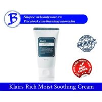 [AUTH] Kem Dưỡng Cho Da Khô Klairs Rich Moist Soothing Cream 60ml