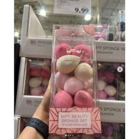 Auth Mỹ - Thinkspace Sponge Set - Set Hộp Mút Trang Điểm 14 Miếng - Bông Mút Siêu Mềm Mịn - Beauty Blender - 3 Size