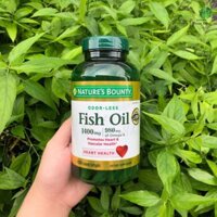 [Auth Mỹ] Viên uống dầu cá NATURE’S BOUNTY FISH OIL 1400MG bổ sung OMEGA 3, 130 viên