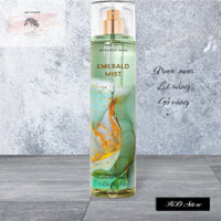 [auth Mỹ] Xịt thơm body mist toàn thân EMERALD MIST 236ml BATH & BODY WORKS