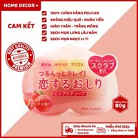 [Auth Nhật][Free Ship-Giá Gốc ] Xà Phòng Sạch Thâm Mông Pelican Hip Care 80g Sáng Thâm Mông Trắng Nách Giảm Mụn Li Ti