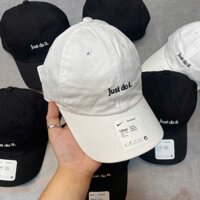 (Auth 💯) Nón Nike Just Do It White BaseBall Hat [CQ9512-100] Mũ Nike Chính Hãng Nhập Khẩu Full Tem Tag