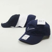 (Auth 💯) Nón Nike Sportswear Heritage 86 Adjustable Cap 943091-451 Màu Xanh Navy * Mũ Nike Chính Hãng Nhập Khẩu Full Tag
