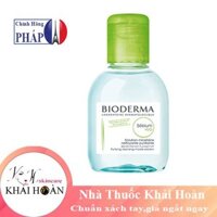 (AUTH) Nước tẩy trang BIODERMA sebium H2O Xanh 100ml