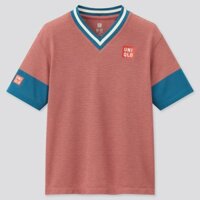 [Auth]  Quần Áo Thể Thao Tennis Uni Kei Nishikori Giải Mỹ 2021 - Size Trẻ Em