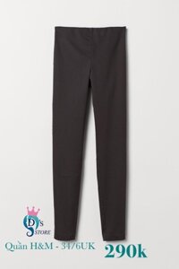 Auth/ Quần legging H&M sale siêu rẻ/ Size 6UK/ Xám đen