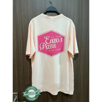 (AUTH S)Áo thun nam ZARA 0962/306/923 hồng nhạt Enzo's Pizza(kèm ảnh thật)