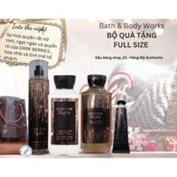 [Auth] Set Bộ Quà Tặng Bath And Body Works Hương Into The Night Full Size
