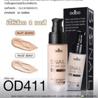 [Auth Thái] Kem Nền Ốc Sên Dưỡng Da Tông Tự Nhiên Odbo Snail Repair Skin OD411