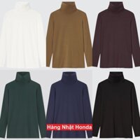 [Auth Uniqlo] Áo Giữ Nhiệt Cổ Lọ Heattech Nữ - Tag Nhật