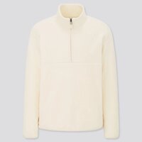 [Auth Uniqlo] Áo nỉ dạ ép lông cừu cổ chui Nam