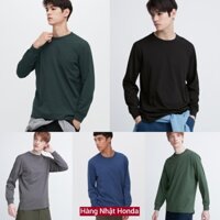 [Auth Uniqlo] Áo Thun Lạnh Airism Cotton Chống Nắng UV Dài Tay Nam - Tag Nhật