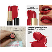 [Auth] [USA] Son Revlon Super Lustrous Lipstick chính hãng Mỹ