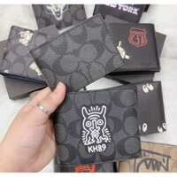 (Auth 💯) Ví Coach Ngắn Keith Haring 89 - Code F68217 * Ví Coach Nam Chính Hãng Full Box